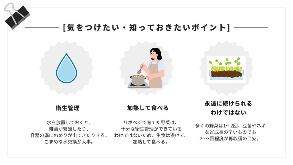 気をつけたい・知っておきたいポイント
