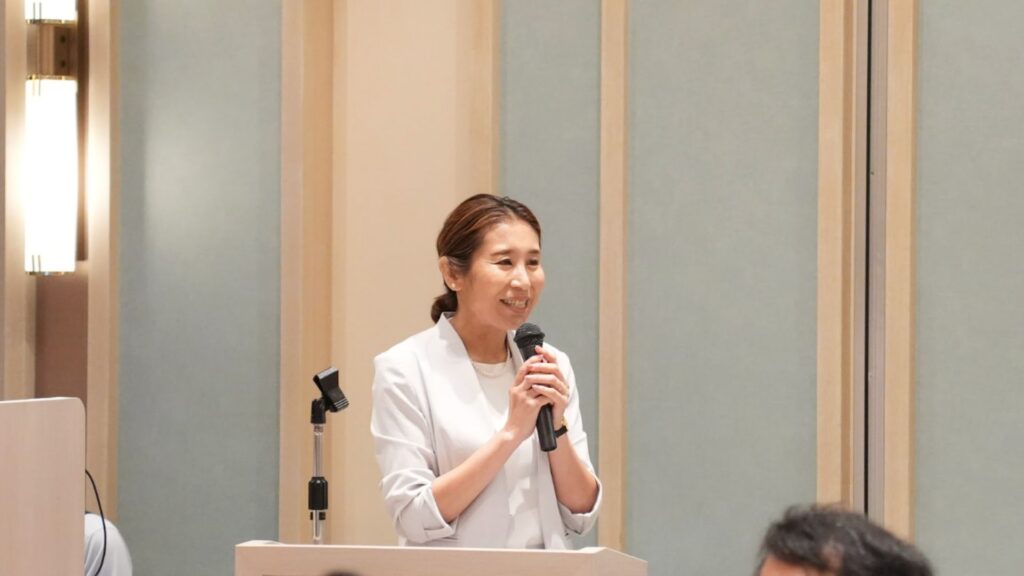 エコ・ガストロノミーでは毎回司会進行をお願いしている倉内たい子さん