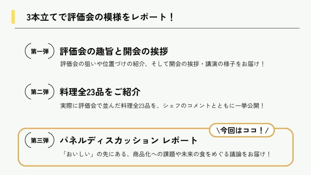 レポートの構成